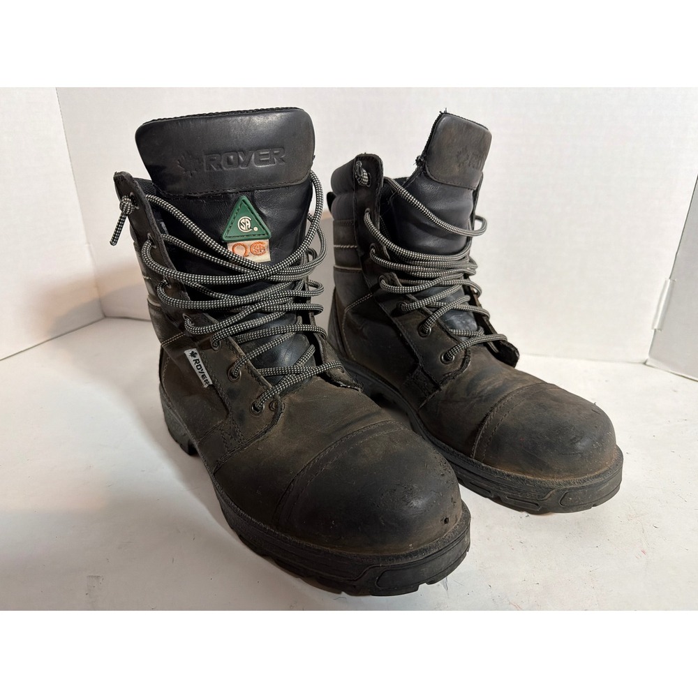 Royer 4700GT Black Leather Safety Work Boots EH PR ASTM F2413-11 Womens 8.5